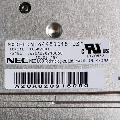 Επιτροπή επίδειξης οθόνης 5,7 ίντσας LCD NL6448BC18-03F για το βιομηχανικό εξοπλισμό