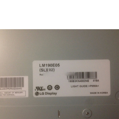 19,0 ίντσα για το όργανο ελέγχου LG LM190E05-SL02 LVDS tft LCD