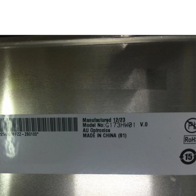 17,3 στιλπνό LVDS σημειωματάριων LCD ίντσας σκληρό επίστρωμα διεπαφών επιτροπής G173HW01 V0