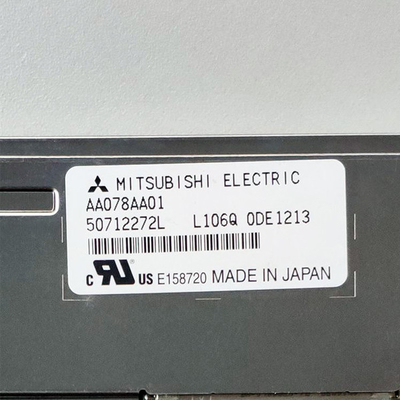 AA078AA01 ολοκαίνουργια αρχική επίδειξη οθόνης 7,8 ίντσας LCD για τη βιομηχανική εφαρμογή για τη Mitsubishi