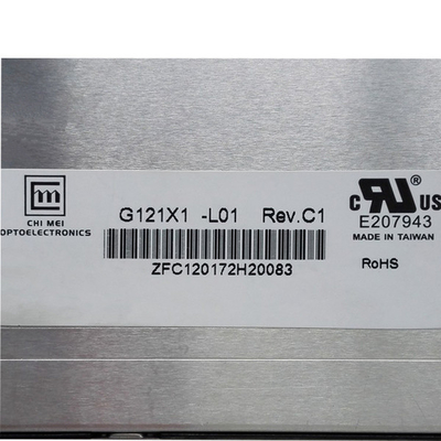 12.1inch ενότητα G121X1-L01 1024*768 LCD κατάλληλη για τη βιομηχανική επίδειξη