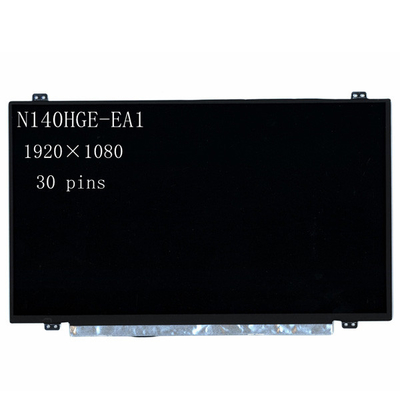 Επιτροπή επίδειξης N140HGE-EA1 FHD LCD λεπτές 30 καρφίτσες 262K 60% NTSC 14,0 ιντσών
