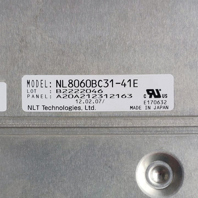 12,1 επίδειξη οθόνης NL8060BC31-41E 800*600 WLED TFT 20pin CMOS LCD ίντσας 82ppi LCD