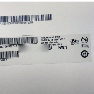 AUO Κάθετη λωρίδα 15,6 ιντσών οθόνη LCD B156XTN07.1 ΟΘΟΝΗ LCD 30 ακίδων