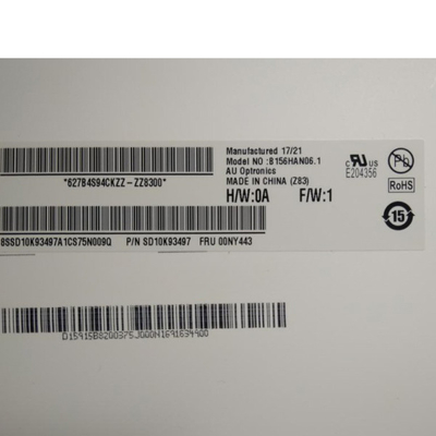 AUO Κάθετη λωρίδα 15,6 ιντσών οθόνη LCD B156HAN06.1 HW1A για φορητό υπολογιστή
