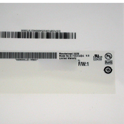 AUO B156XW04 V0 Πίνακας LCD φορητού υπολογιστή 15,6 ιντσών 1366*768 ματ 100 PPI