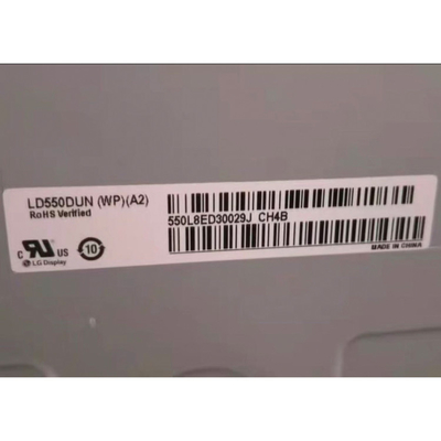LD550DUN-WPA2 2.6mm εσωτερική τοποθετημένη τοίχος οθόνη επίδειξης τοίχων TV LCD