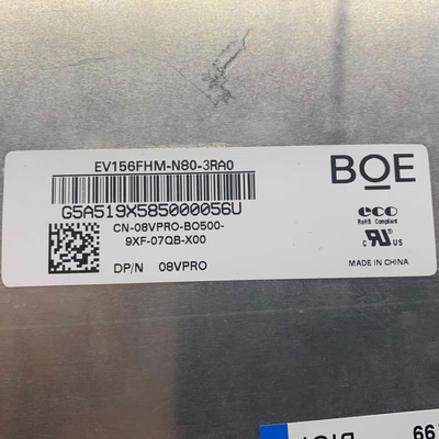 BOE 15,6 επίδειξη EV156FHM-N80-3RA0 ίντσας TFT LCD με πλήρη 30 καρφώνει την πληροφορική οθόνη διεπαφών 1920*1080 LCD