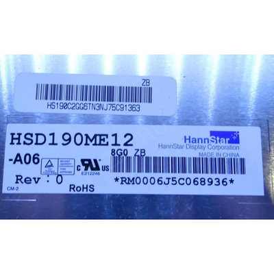 HSD190ME12-A06 19.0 ίντσες οθόνη LCD 1280*1024 LVDS 30 Pin οθόνη LCD