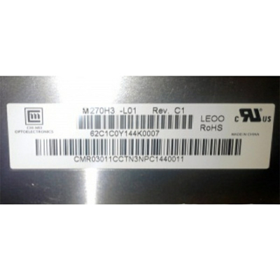 27.0 ιντσών LCD οθόνη Πίνακα οθόνης M270H3-L01 για οθόνη επιφάνειας εργασίας