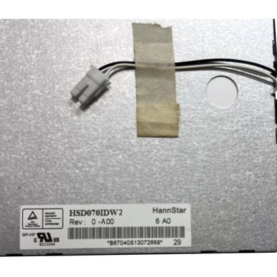 7.0 ίντσες 60 καρφίτσες HSD070IDW2-A00 TFT LCD οθόνη οθόνης