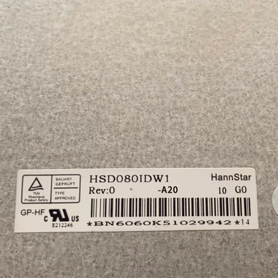 Εικονική οθόνη οθόνης LCD 8,0 ιντσών 800*480