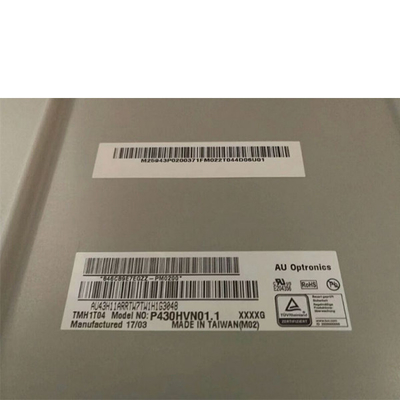 43.0 ιντσών 51PPI P430HVN01.1 οθόνη LCD