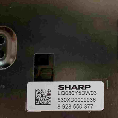 LQ080Y5DW03 Αρχικό σε απόθεμα 8,0 ιντσών 800*480 οθόνη LCD