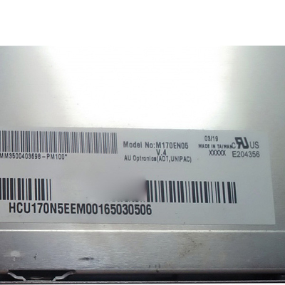5.0V Τύπος 30 πινών M170EN05 V4 TFT LCD Panel για AUO