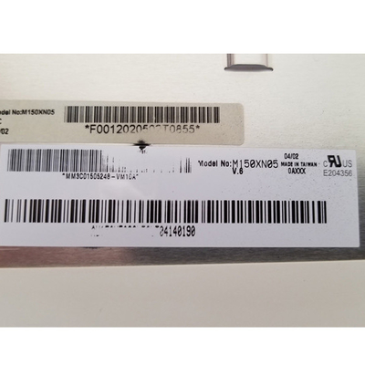 75 καρφίτσες Σύνδεσμος Νέο M150XN05 V6 15.0 ιντσών TFT οθόνη LCD