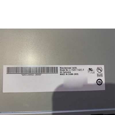 G150XTN03.2 Αρχικό σε αποθεματικό 15.0 ιντσών 85PPI LCD οθόνη για AUO