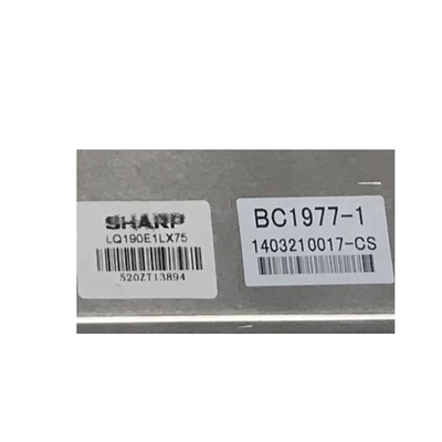 LQ190E1LX75 Αρχικό σε απόθεμα 19,0 ιντσών οθόνη LCD