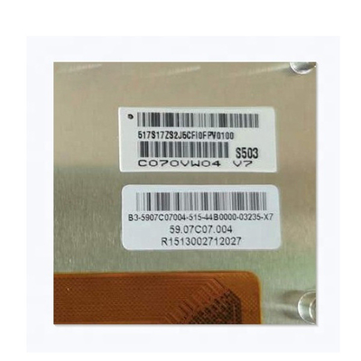 Ζεστή πώληση C070VW04 V7 7,0 ιντσών 133PPI 50 πινς LCD οθόνη