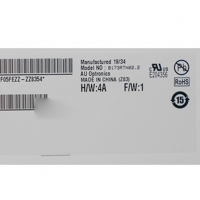 B173RTN02.2 Αρχική σε αποθέματα 17,3 ιντσών οθόνη LCD για AUO