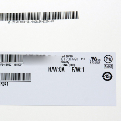 B173HW01 V5 127PPI 40 πινών 60Hz οθόνη LCD για AUO