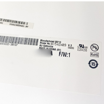 B154EW09 V3 1280*800 15,4 ιντσών 98PPI οθόνη LCD