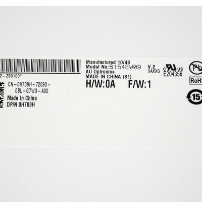 RGB Vertical Strip B154EW09 V2 μέγεθος 15,4 ιντσών οθόνη LCD