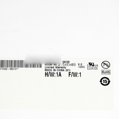 B154EW09 V0 15,4 ίντσες 1280*800 98PPI υγρό κρύσταλλο