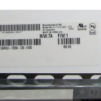 Αρχική B154EW02 V3 15,4 ιντσών 30 καρφίτσες LVDS οθόνη LCD