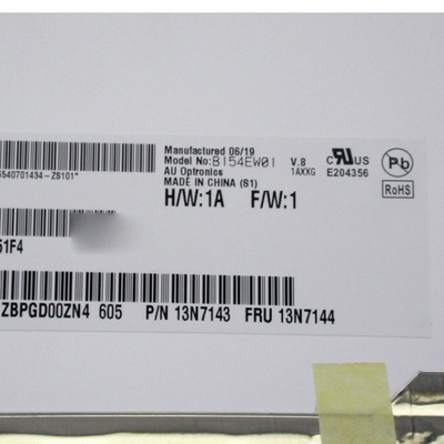 Μέγεθος 15,4 ιντσών B154EW01 V8 30 πινάκια 3.3VΤύπος LCD Moudle