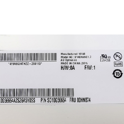 B140HAN01.7 14,0 ιντσών 1920*1080 οθόνη LCD για AUO