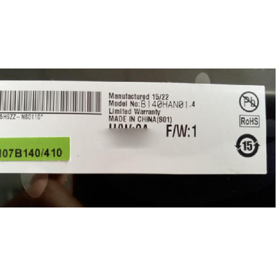 B140HAN01.4 14,0 ιντσών οθόνη LCD 1920*1080 για φορητό υπολογιστή