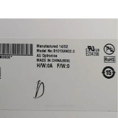B101XAN02.0 Εικονική οθόνη LCD 1366*768 10,1 ίντσες