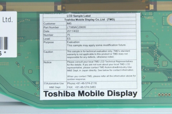 LT089AC29000 WLED 262K 8,9 ιντσών οθόνη LCD οθόνη LCD πάνελ