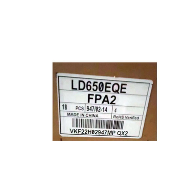 Νέα οθόνη οθόνης LCD LD650EQE-FPA2 65.0 ιντσών 3840*2160