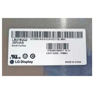 LM270QQ2-SPA3 27.0 ιντσών 5120*2880 Μοντέλο οθόνης LCD για LG