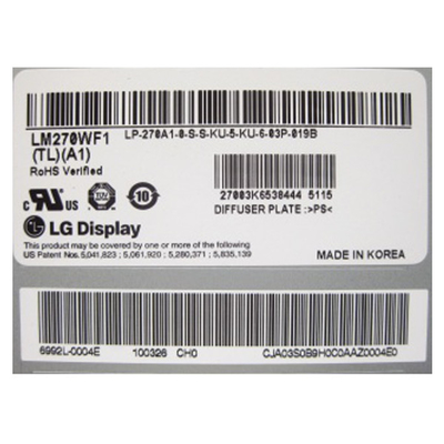 LM270WF1-TLA1 27.0 ίντσες 1920*1080 LCD Panel Module