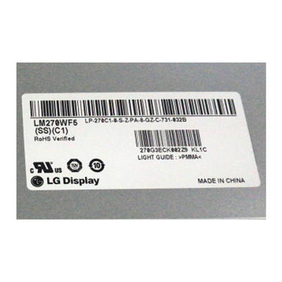 LM270WF5-SSC1 27.0 ιντσών LCD Πίνακα 1920*1080 TFT LCD οθόνη