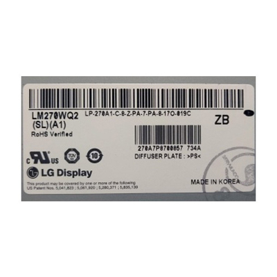 Εικονική οθόνη LCD LM270WQ2-SLA1 27.0 ιντσών