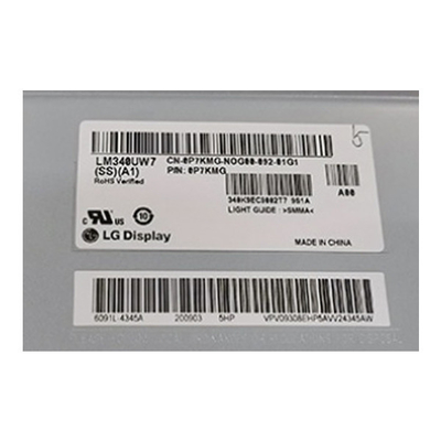 LM340UW7-SSA1 34.0 ιντσών 3440*1440 Μοντέλο οθόνης LCD για οθόνη LG
