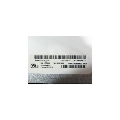 LP140WD2-TLB1 Αρχική οθόνη οθόνης LCD 1600*900 TFT