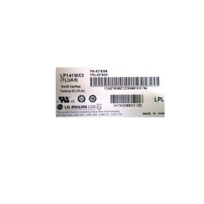 LP141WX3-TLA3 14.1 ιντσών 1280*800 Μοντέλο οθόνης LCD