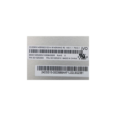 14.0 ιντσών πίνακας LCD 2240*1400 M140NWHE R0 a-Si πίνακας TFT-LCD