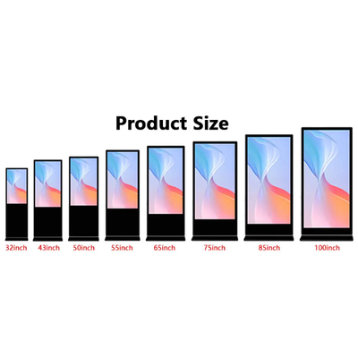 Διαφημιστικό εξοπλισμό οθόνη LCD 75,0 ιντσών υψηλής ευκρίνειας βίντεο ψηφιακή σήμανση και οθόνη