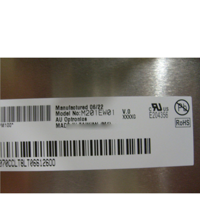 Α-Si tft-LCD, LCM LVDS M201EW01 V0 1680*1050 (2 CH, οκτάμπιτα), όργανο ελέγχου υπολογιστών γραφείου συνδετήρων 30 καρφιτσών