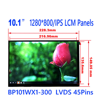 Καλή τιμή BOE 10,1 ΟΘΌΝΗ 45 ΚΑΡΦΊΤΣΑ BP101WX1-300 RGB 1280X800 WXGA 149PPI ΊΝΤΣΑΣ LCD σε απευθείας σύνδεση