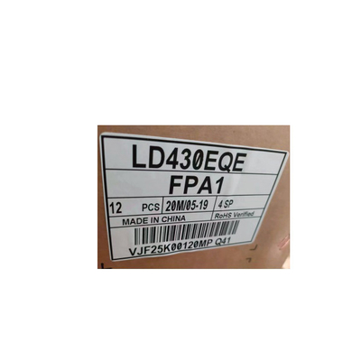 Καλή τιμή LD430EQE-FPA1 43.0 ιντσών 60Hz LCD Panel σε απευθείας σύνδεση