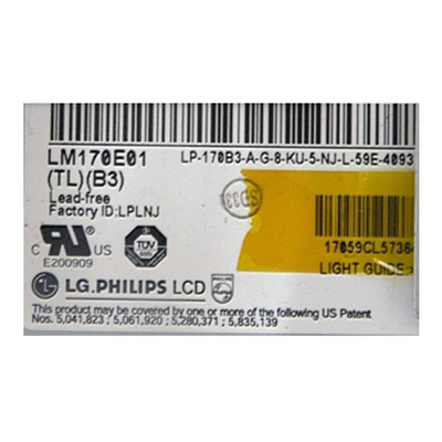 Καλή τιμή LM170E01-TLB3 17,0 ιντσών LCD Πίνακα 1280*1024 LCD οθόνη σε απευθείας σύνδεση