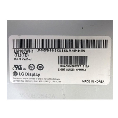 Καλή τιμή LM185WH1-TLFB 18,5 ιντσών οθόνη LCD 1366*768 σε απευθείας σύνδεση