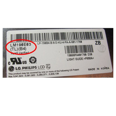 Καλή τιμή LM190E03-TLB4 19.0 ιντσών 1280*1024 Μοντέλο οθόνης LCD σε απευθείας σύνδεση